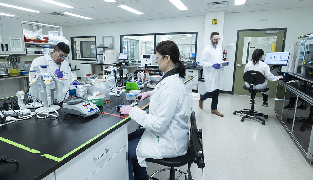 The Omics and Precision Agriculture Laboratory at the Global Institute for Food Security at the University of Saskatchewan is a premier platform for omics technology, providing genomics, phenomics and informatics services to a broad range of clients.